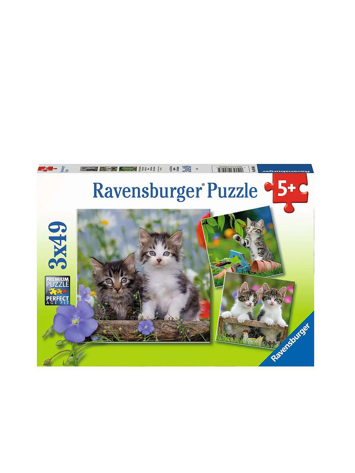RAVENSBURGER | Puzzle - Süße Samtpfötchen 2x49 Teile | 